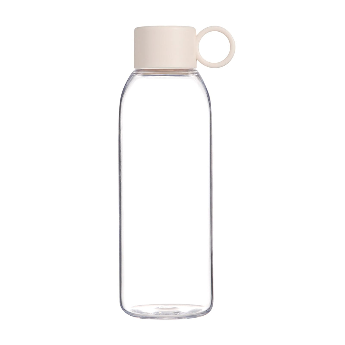 emoi 15oz Kids Water Bottle, Clear Reusable Leak Proof BPA-Free Water Bottles for Boys Girls Men Women Ideal Size for School Travel Hiking Gym Office Ideal for Daily Hydration/White