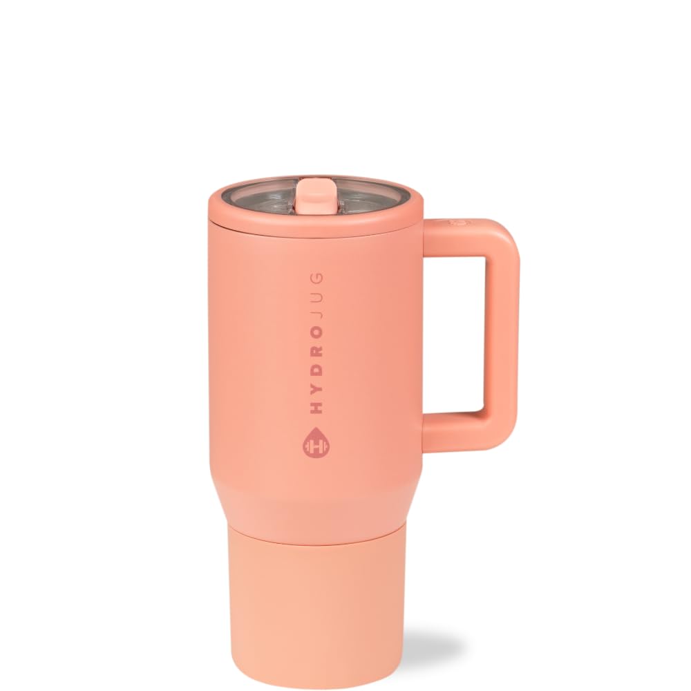 HydroJug Kids - 20 oz Insulated Kids Water Bottle with Flip Straw & Handle | Leak-Proof & Durable | Perfect for School, Sports, Lunch, Travel & Camp, Light Blue