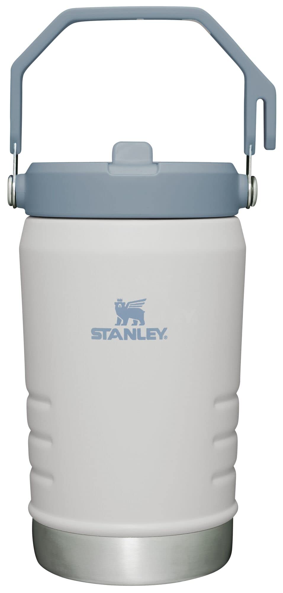 Stanley IceFlow Flip Straw Jug with Handle 40 oz| Twist On Lid and Flip Up Straw | Leak Resistant for Travel and Sports | Insulated Stainless Steel | BPA-Free | Rose Quartz