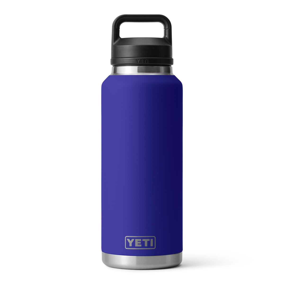 YETI Rambler 46 oz Bottle, Leakproof, Vacuum Insulated, Stainless Steel with Chug Cap, Navy