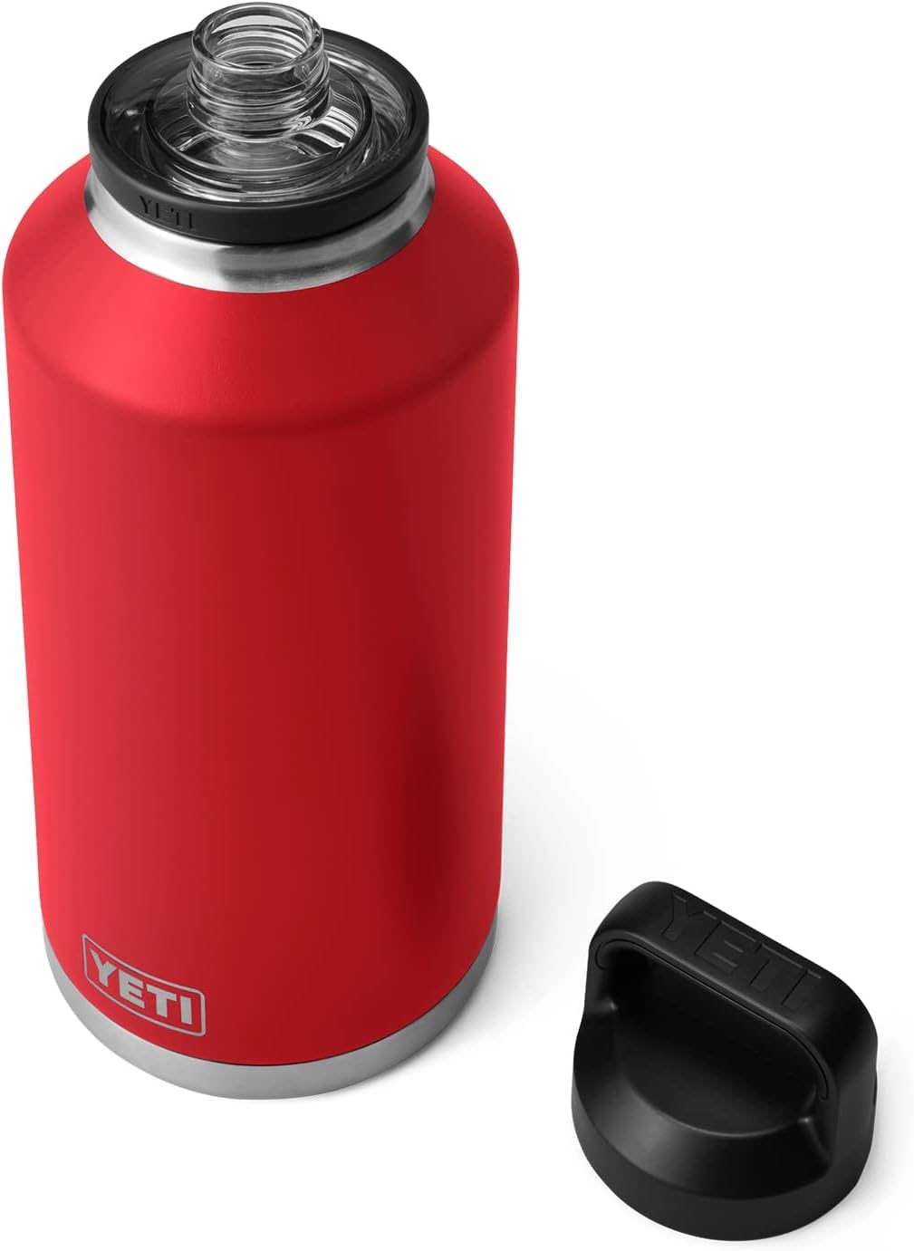 YETI Rambler 64 oz Bottle, Vacuum Insulated, Leakproof, Stainless Steel with Chug Cap, Black