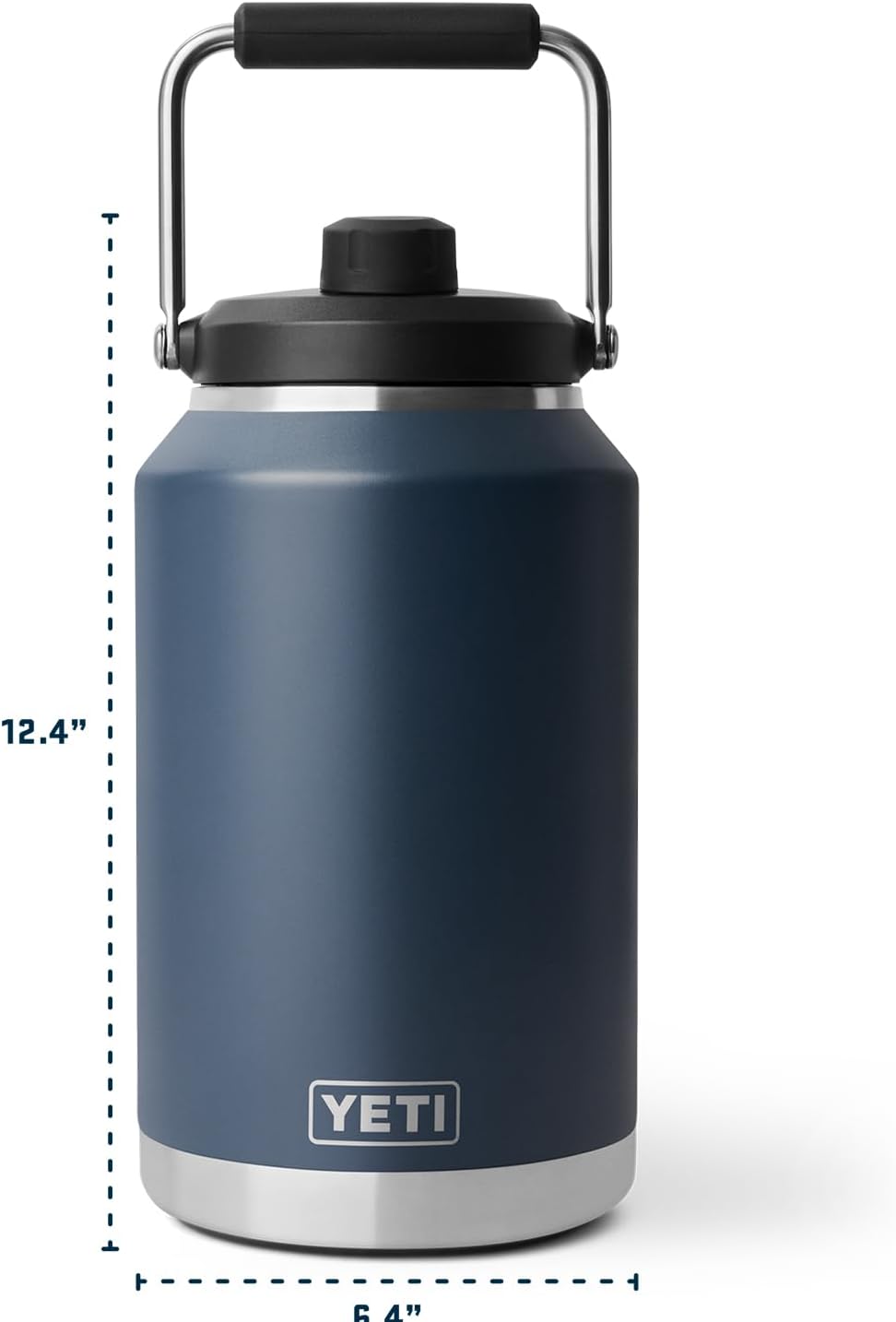 YETI Rambler Gallon Jug 2.0, Vacuum Insulated, Leakproof, Stainless Steel with MagCap, Rescue Red