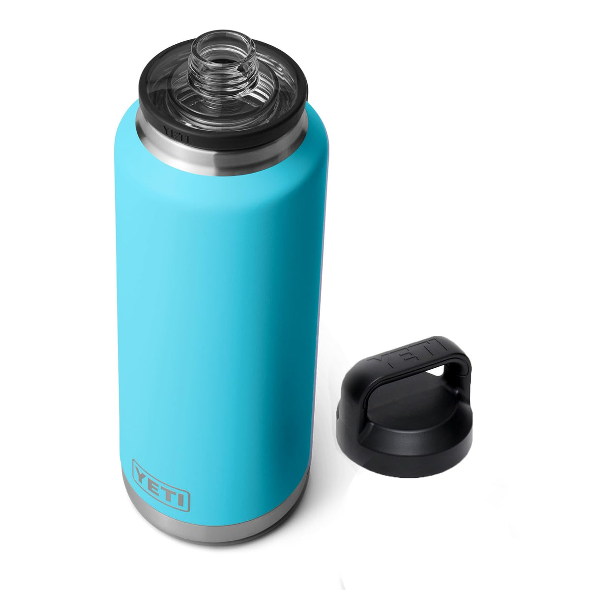 YETI Rambler 46 oz Bottle, Leakproof, Vacuum Insulated, Stainless Steel with Chug Cap, Navy
