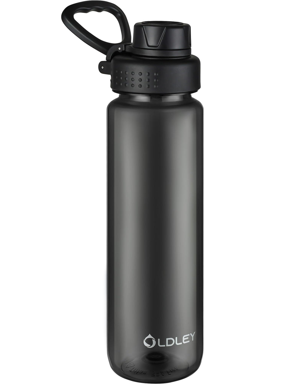 OLDLEY Water Bottles 20oz BPA Free Tritan Water Bottle with Carry Handle and Spout Lid, Leakproof Kids Water Bottle for Home,Travel, School, Outdoors, Transparent