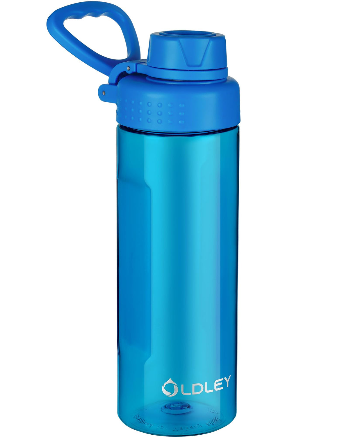 OLDLEY Water Bottles 20oz BPA Free Tritan Water Bottle with Carry Handle and Spout Lid, Leakproof Kids Water Bottle for Home,Travel, School, Outdoors, Transparent
