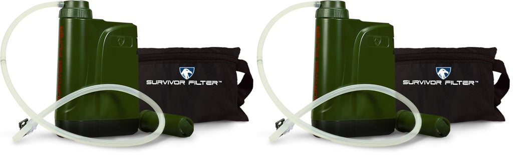 Survivor Filter PRO X - Electric Portable Camping Water Filter - Filters Bacteria, Parasite, Viral