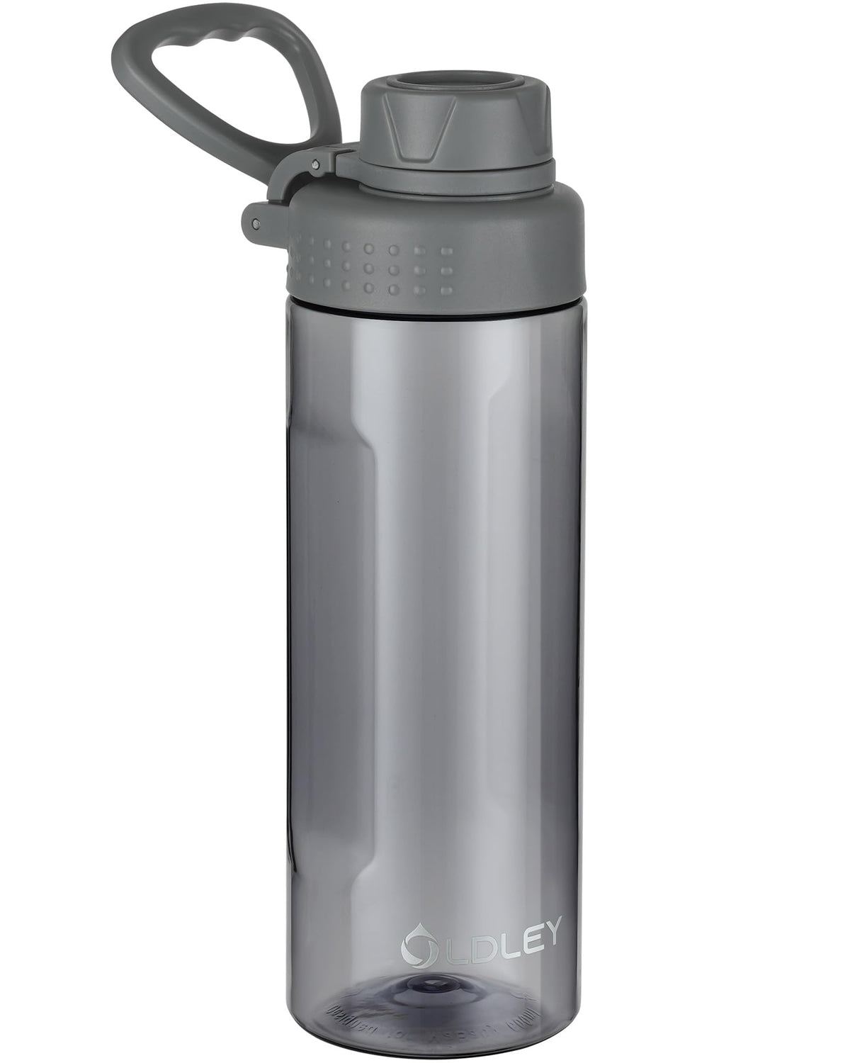 OLDLEY Water Bottles 20oz BPA Free Tritan Water Bottle with Carry Handle and Spout Lid, Leakproof Kids Water Bottle for Home,Travel, School, Outdoors, Transparent
