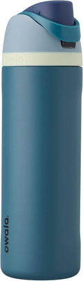 Owala FreeSip Insulated Stainless Steel Water Bottle with Straw, BPA-Free Sports Water Bottle, Great for Travel, 24 Oz, Denim,Pack of 15