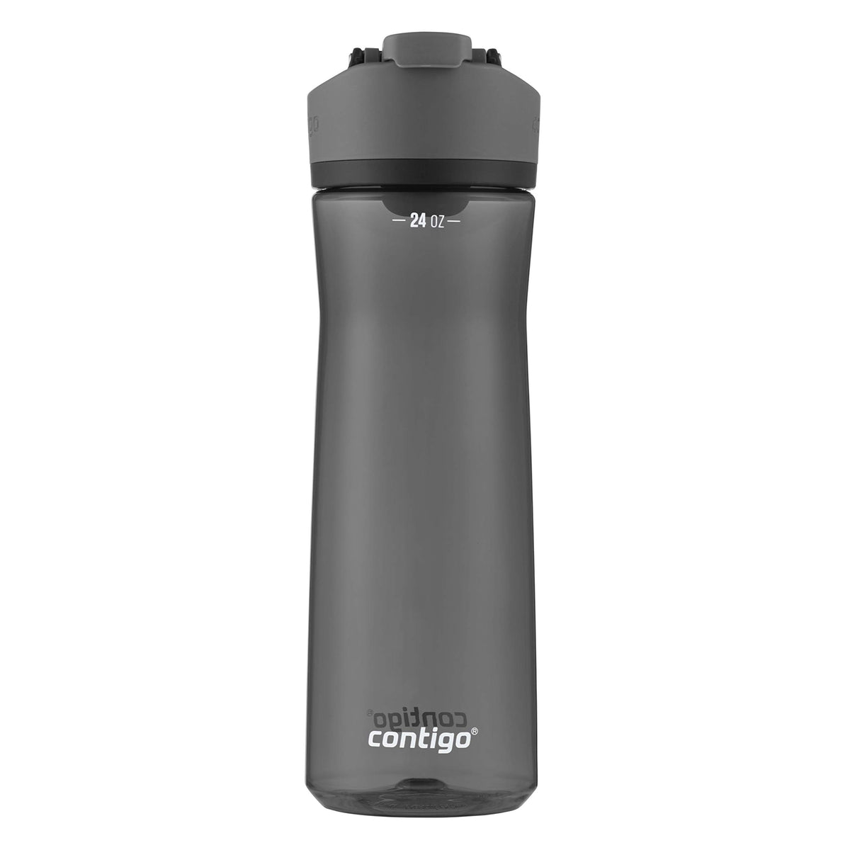 Contigo AUTOSEAL Cortland 24oz Water Bottle BPA-Free Plastic Spill Leak-Proof Lid and Carry Handle Dishwasher Safe Spirulina
