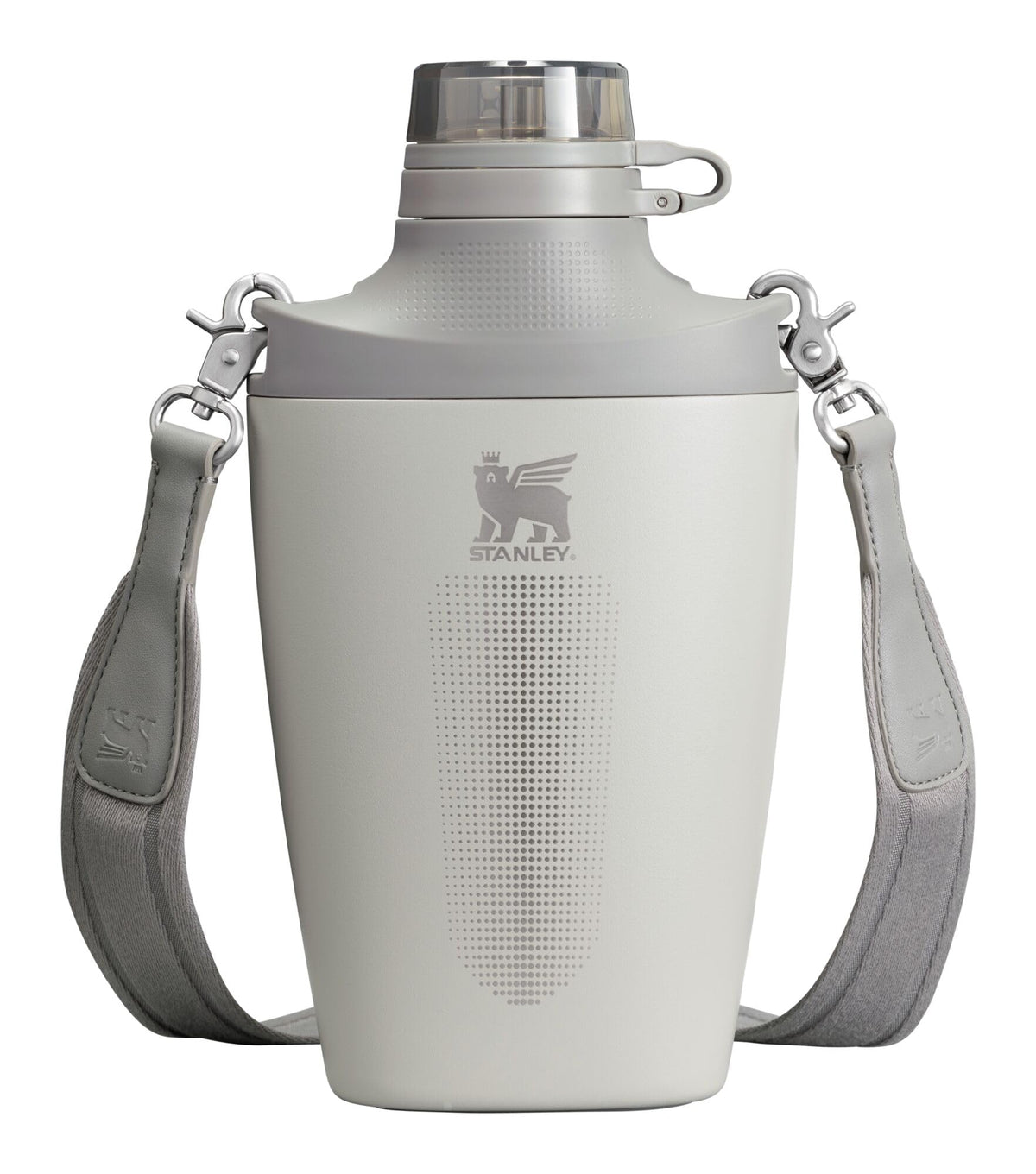 Stanley Cross Bottle 23 oz | Travel Water Bottle with Jacquard Strap | Leakproof Tritan Lid with Removable Straw | Insulated Stainless Steel | BPA-Free | Black
